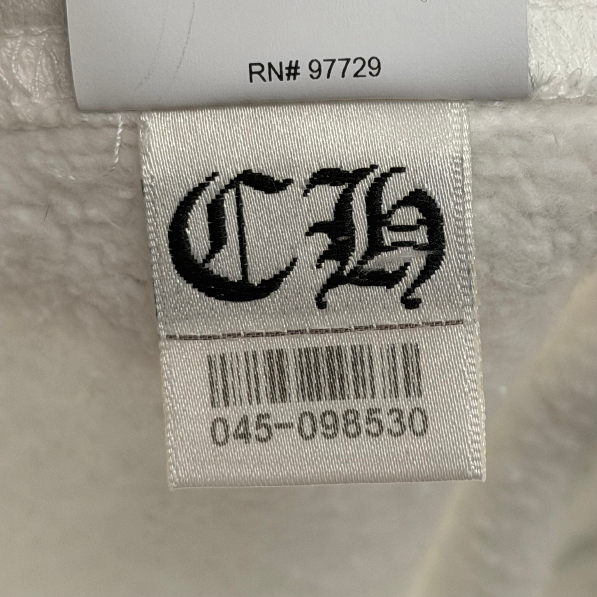 Chrome Hearts Leopard & White Leather Patch Sweatpants White