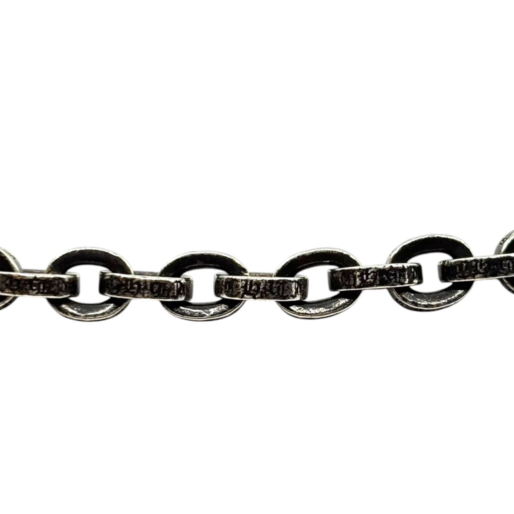 Chrome Hearts Silver Paperchain Necklace 18"