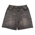Vale Bedazzled Denim Shorts Black