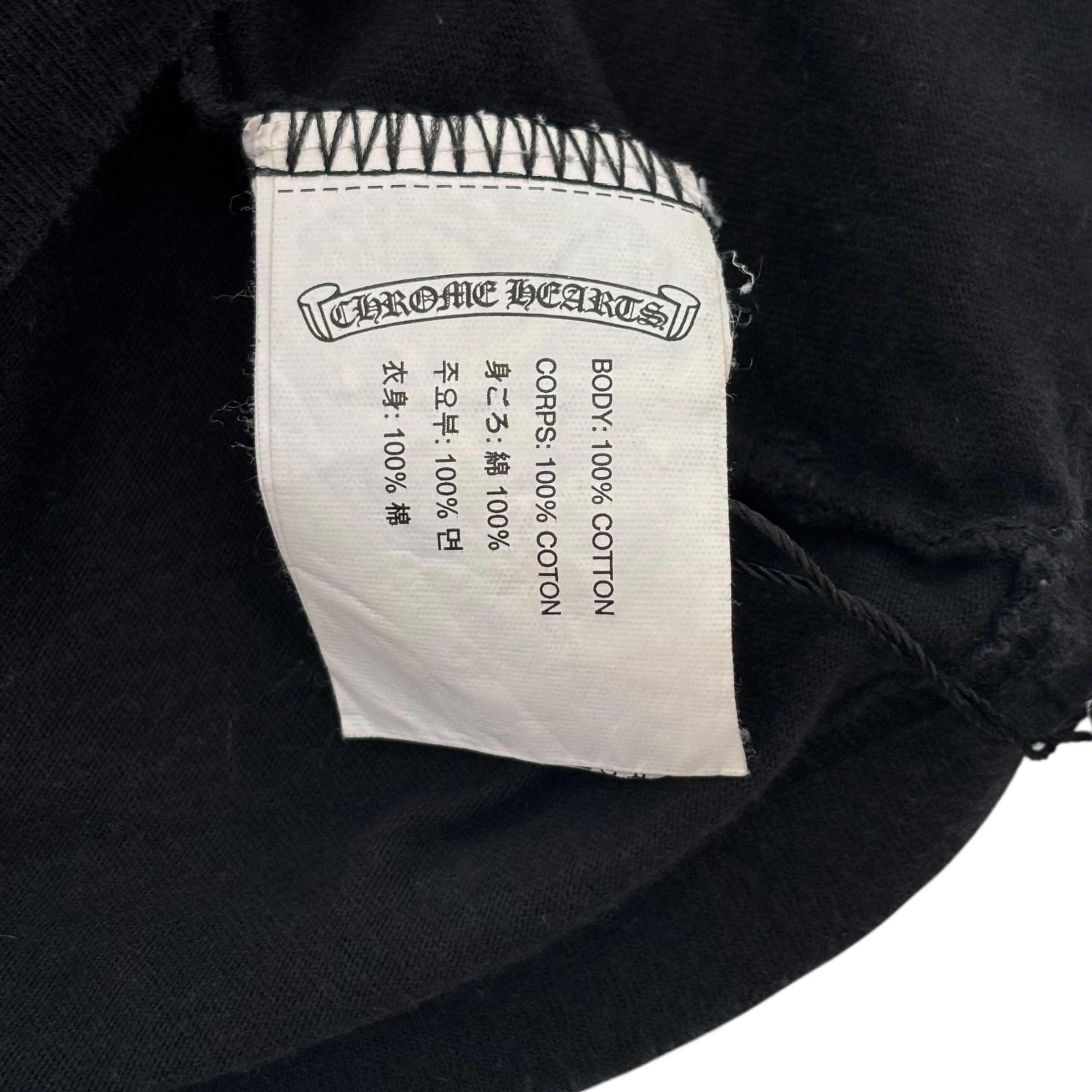 Chrome Hearts Dagger Pocket Tee 'Black/Yellow'