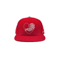 Chrome Hearts Love You Fitted Hat Red