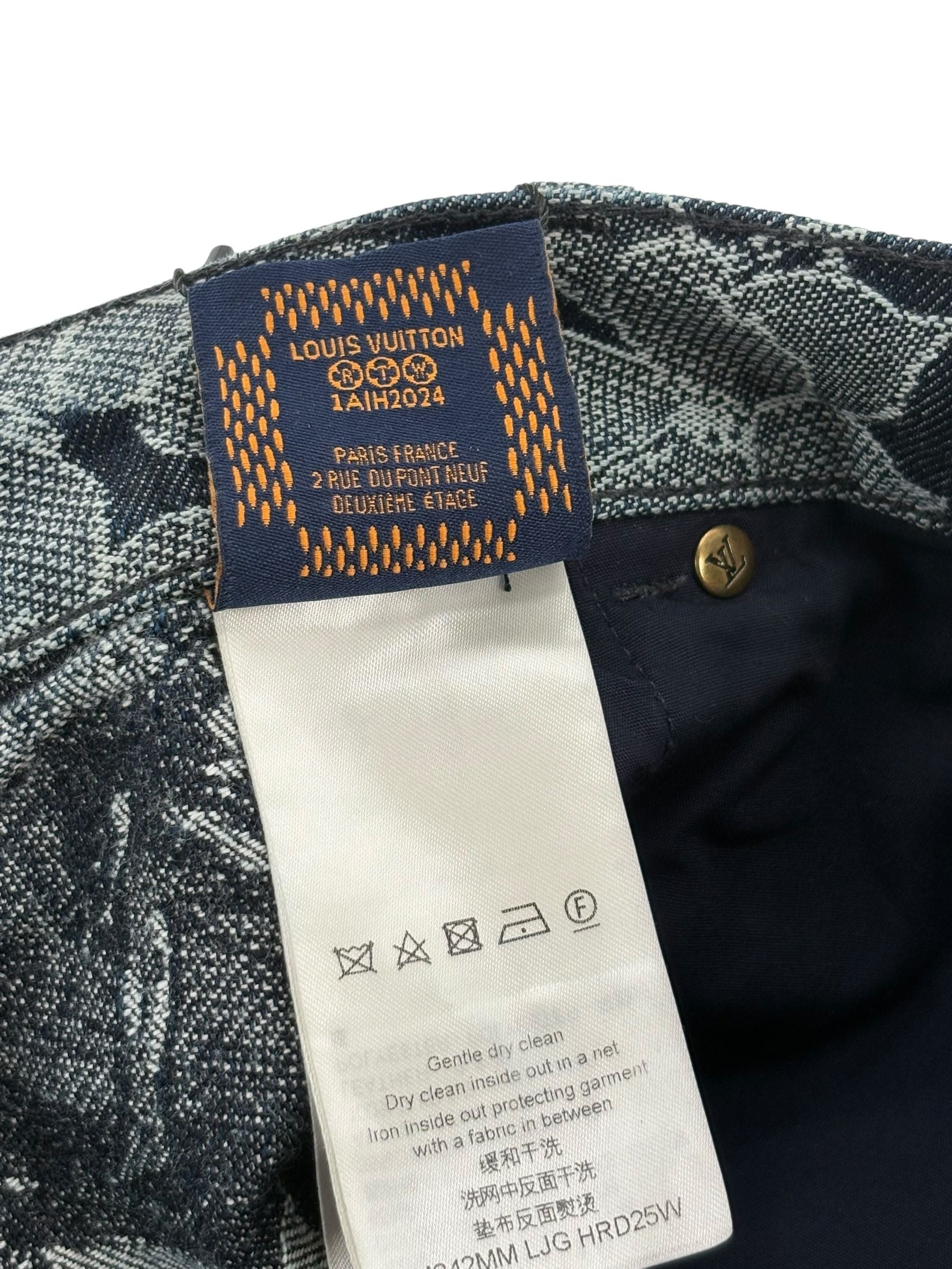 Louis Vuitton Floral Shorts Blue