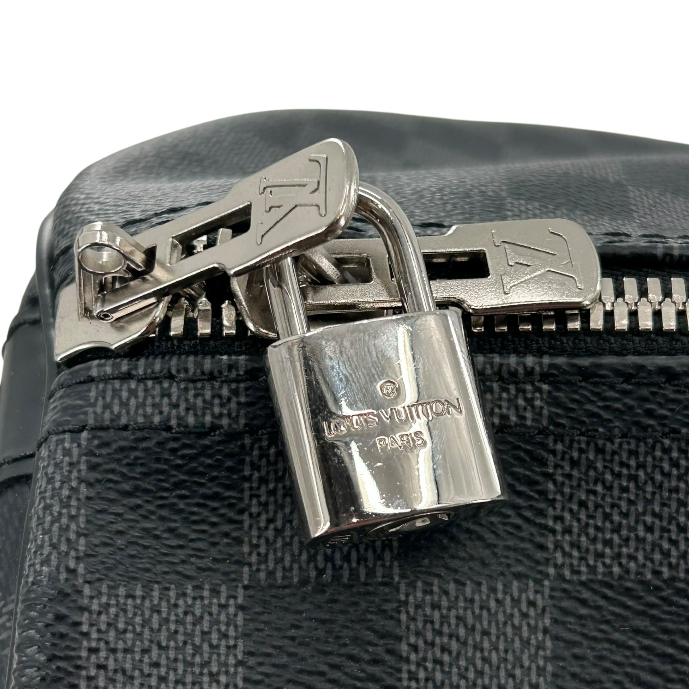 Louis Vuitton Keepall Bandouliere Damier Graphite 55 Black/Gray