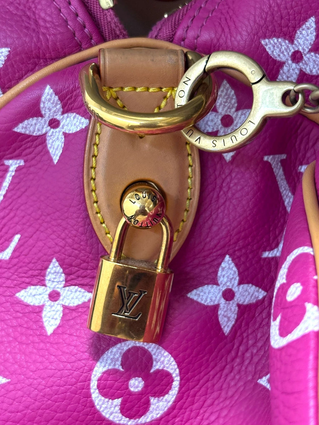 Louis Vuitton Speedy P9 Bandouliere 40 Pink Agate
