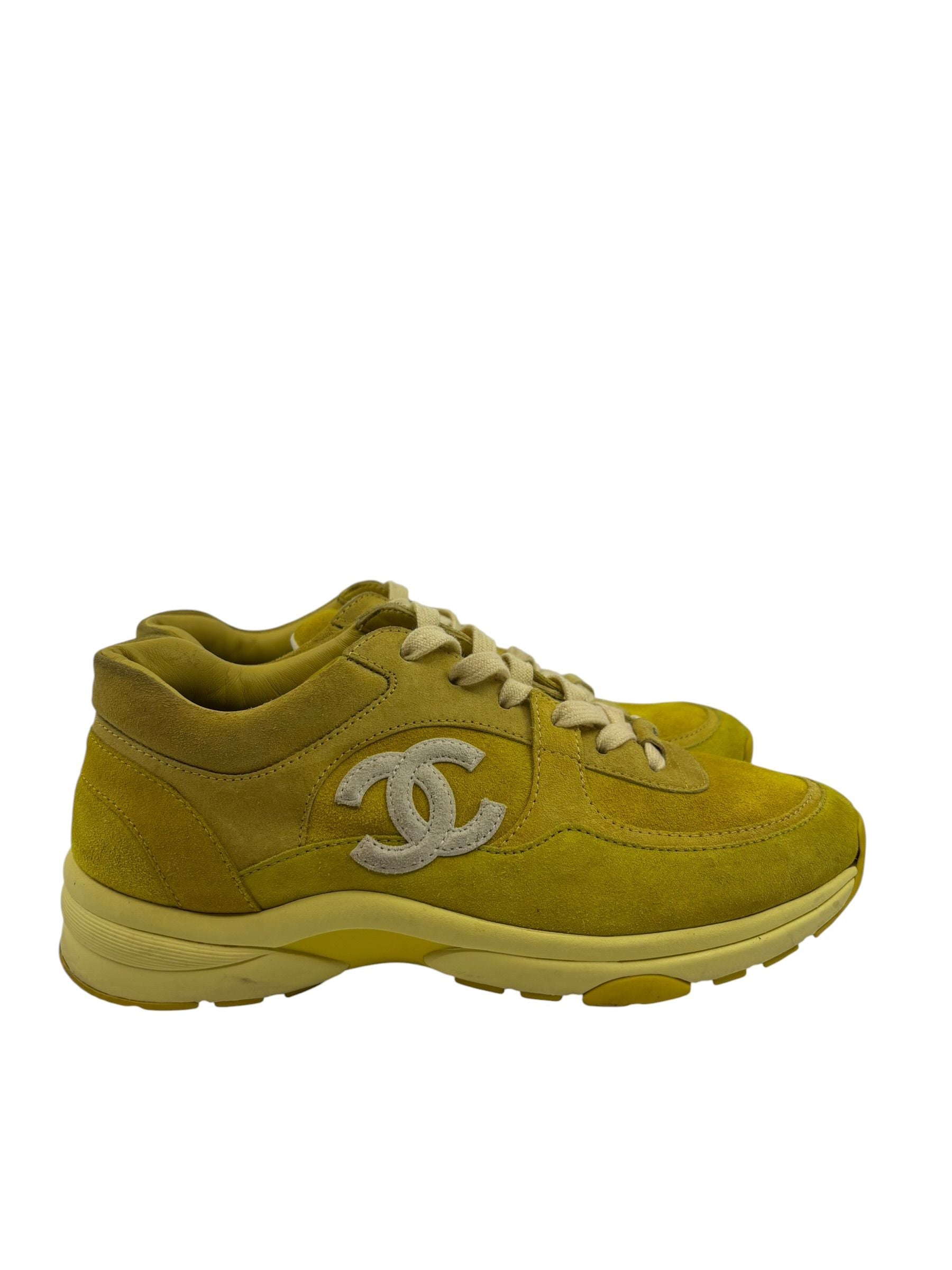Chanel Trainer Yellow