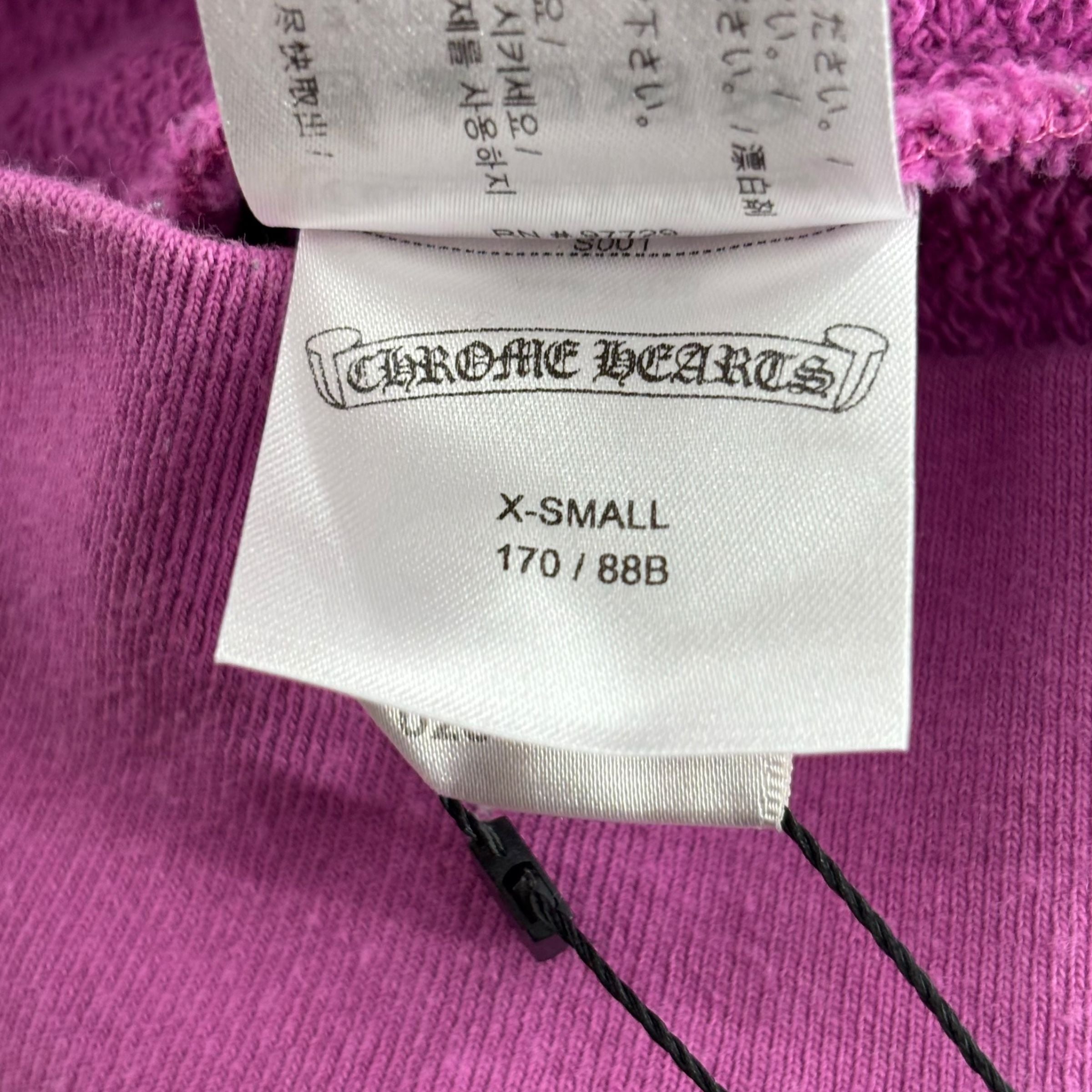 Chrome Hearts Matty Boy Spider Web Crewneck Sweatshirt Purple