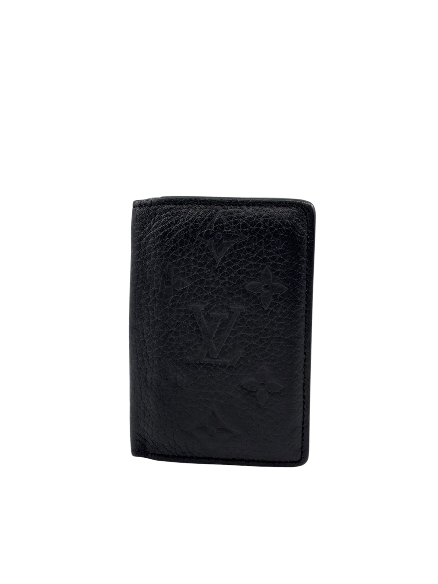Louis Vuitton Pocket Organizer Monogram Taurillon Noir