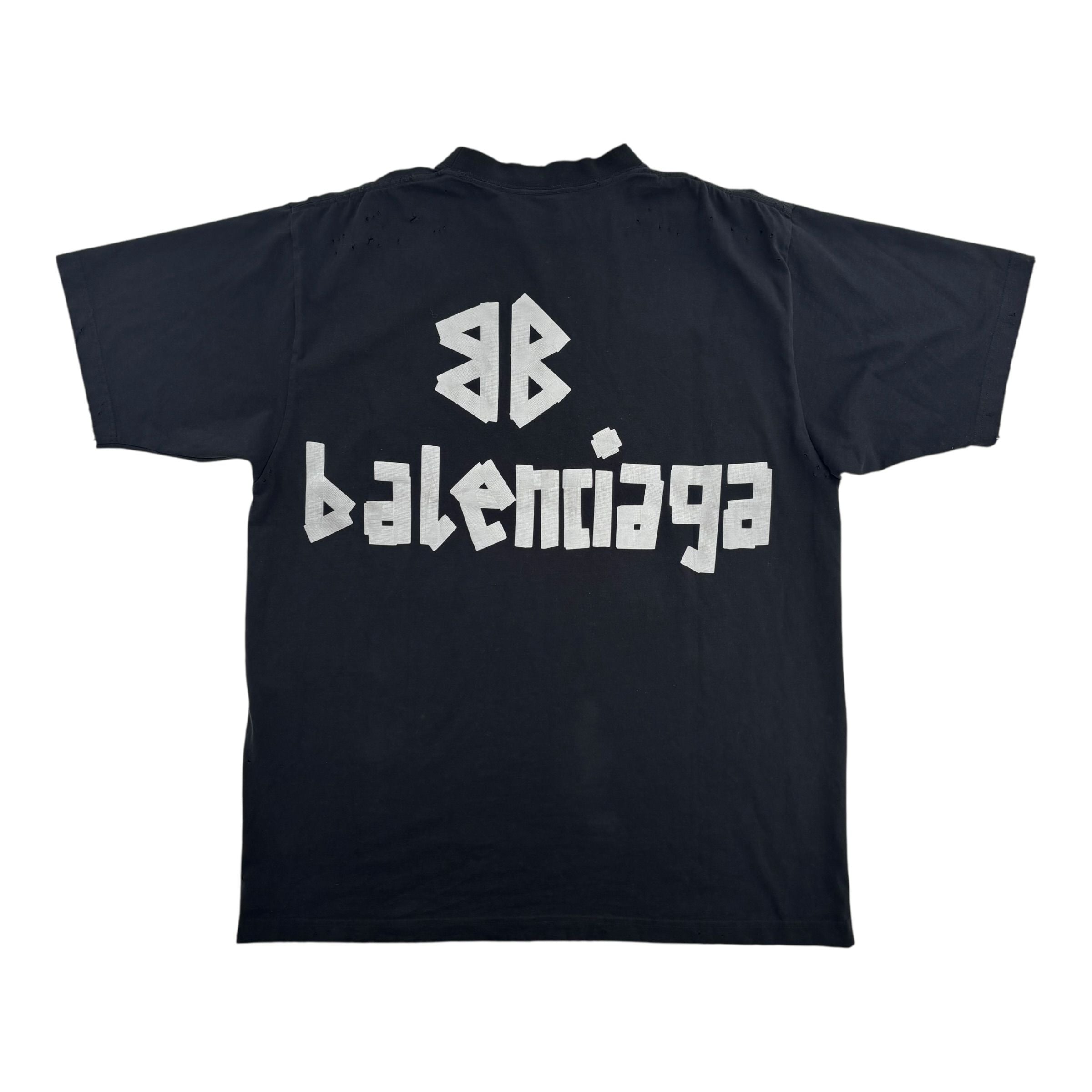 Balenciaga Tape Tee Black