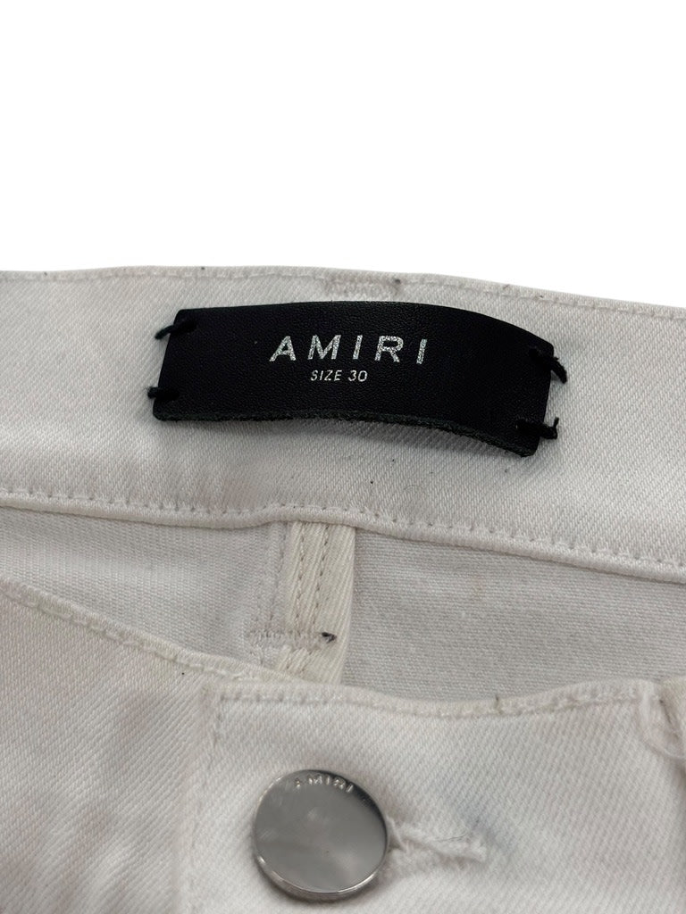 Amiri MX1 Ribbbed All White