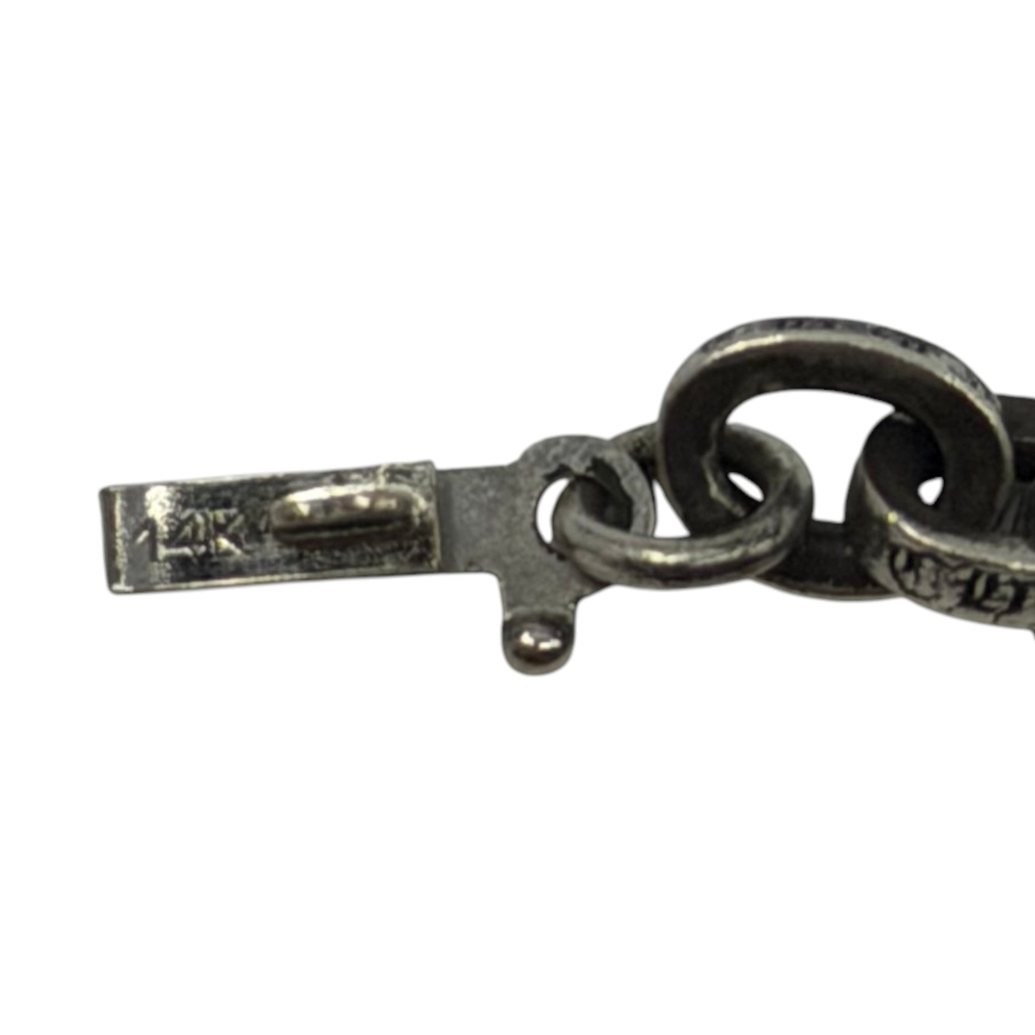 Chrome Hearts Silver Paperchain Necklace 24"