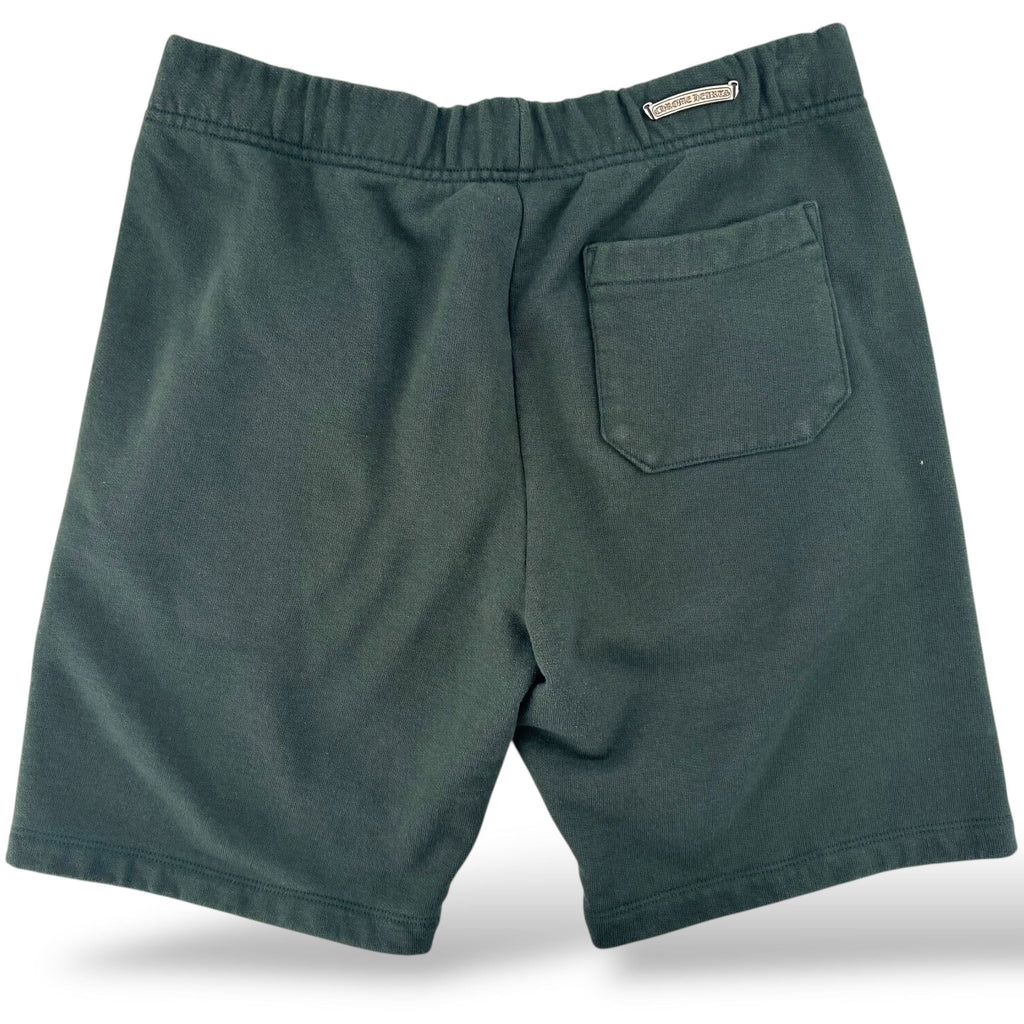 Chrome Hearts Green Embroidered Shorts