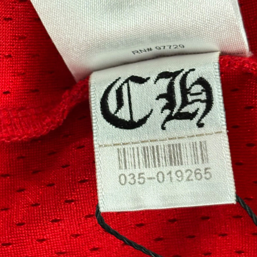 Chrome Hearts Matty Boy Mesh Long Sleeve Jersey Red