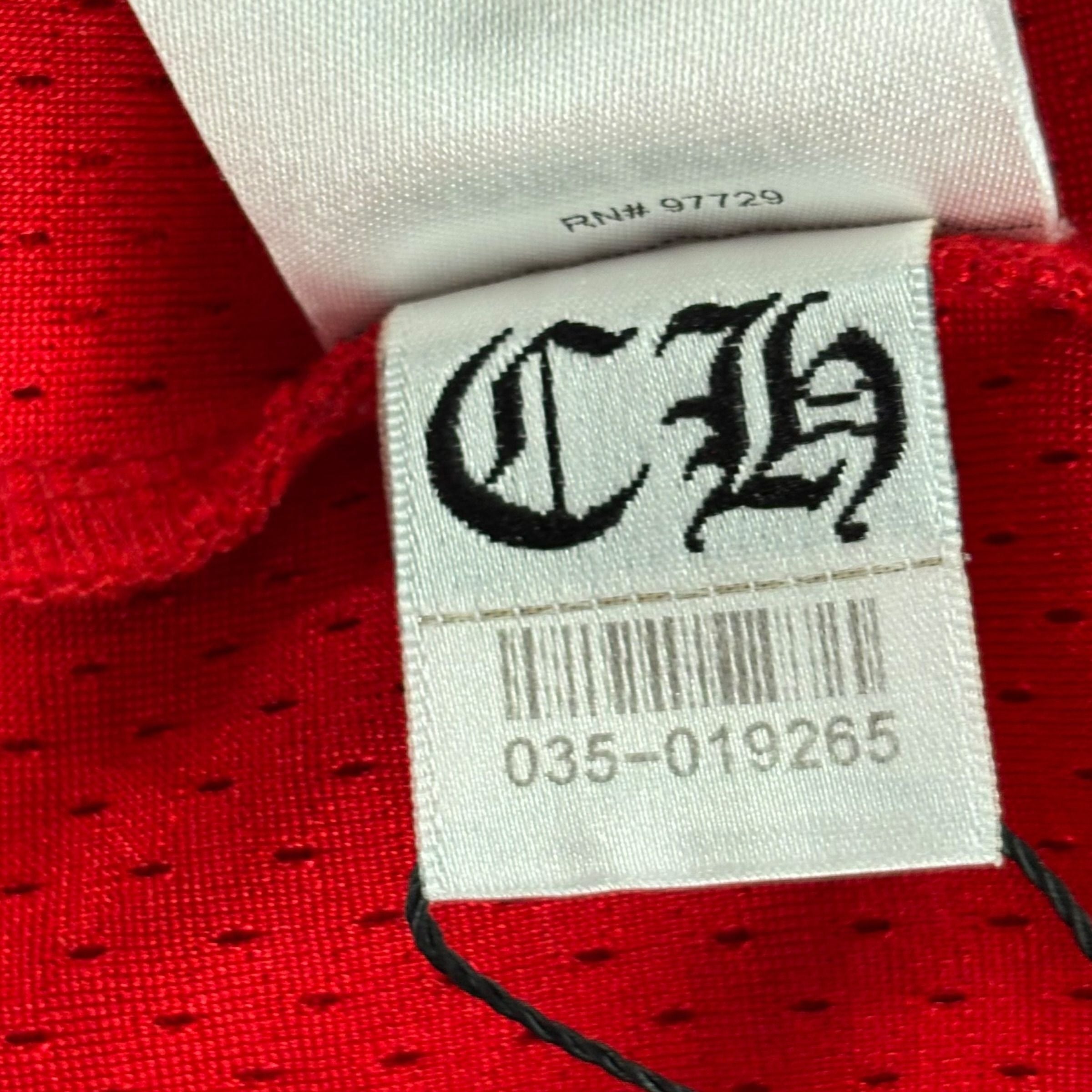 Chrome Hearts Matty Boy Mesh Long Sleeve Jersey Red