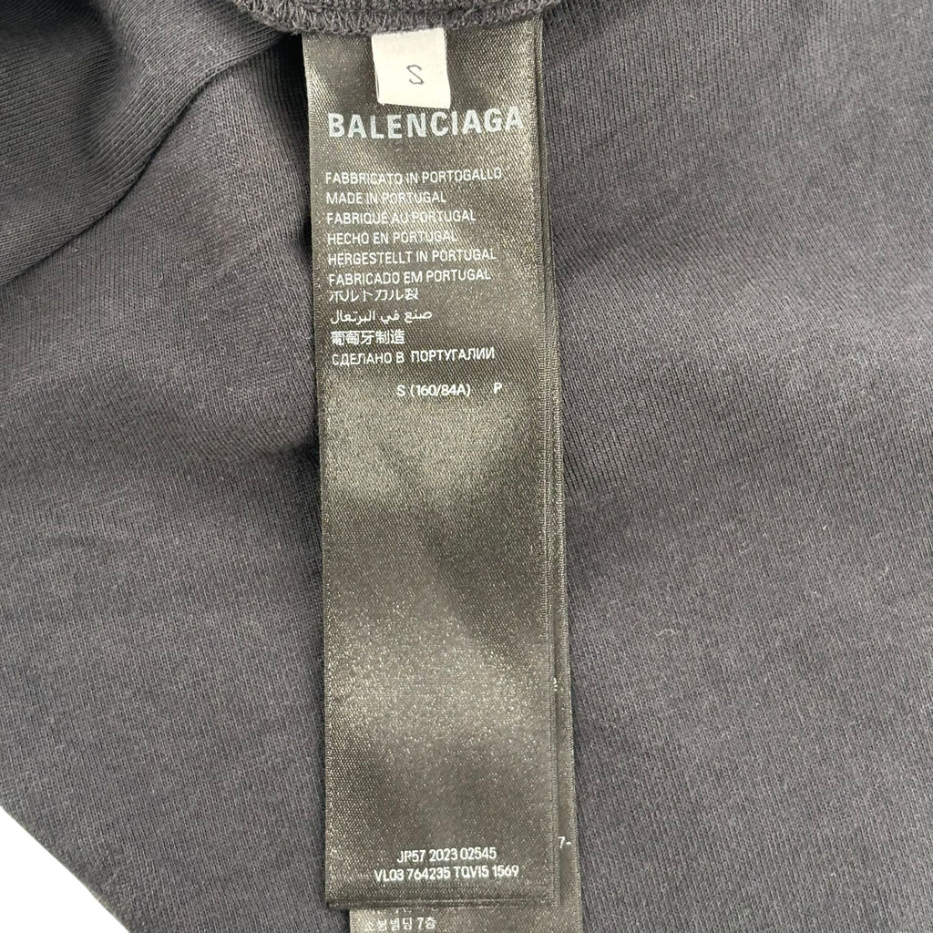 Balenciaga Political Campaign Stencil Shirt Faded Black