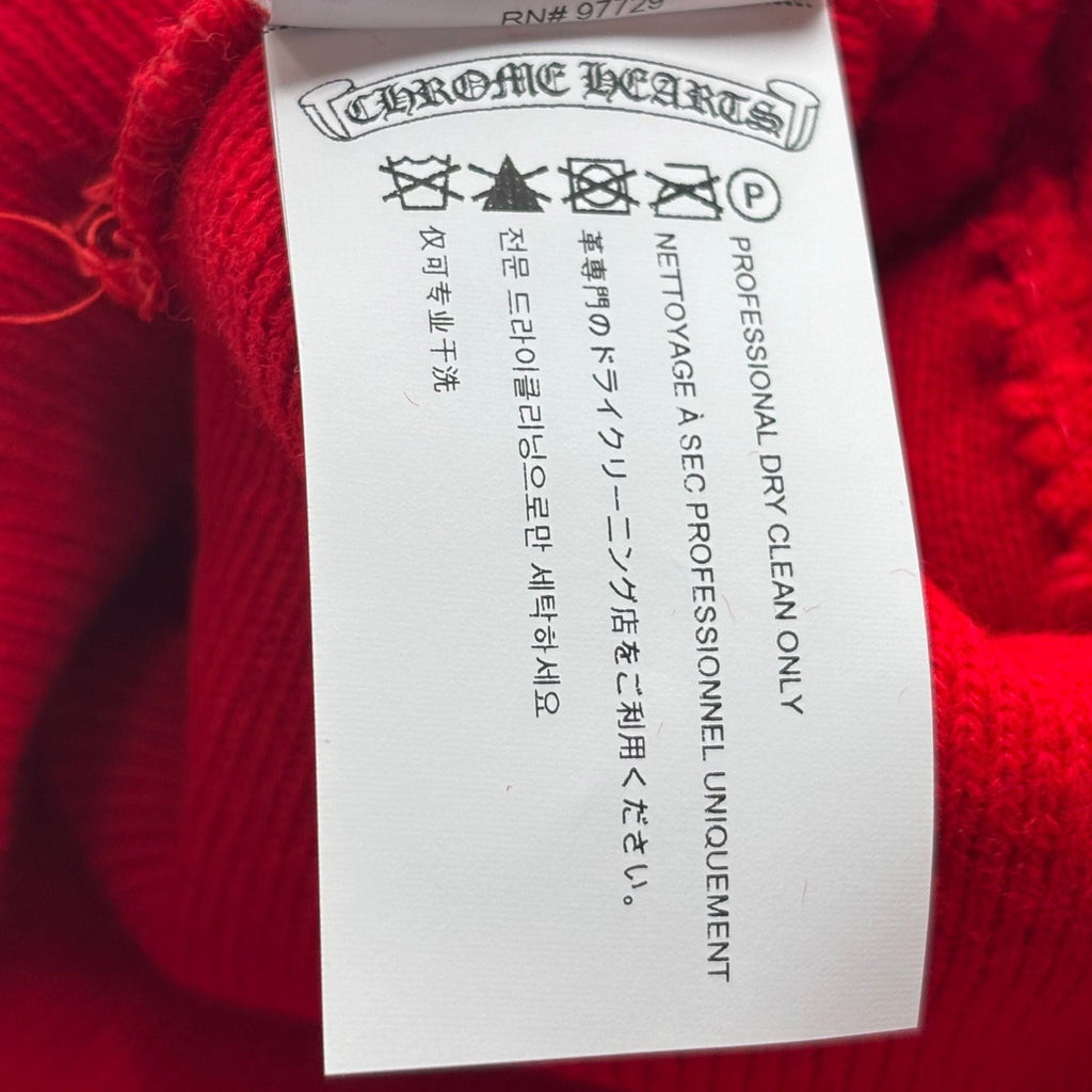 Chrome Hearts CH Logo Beanie Red