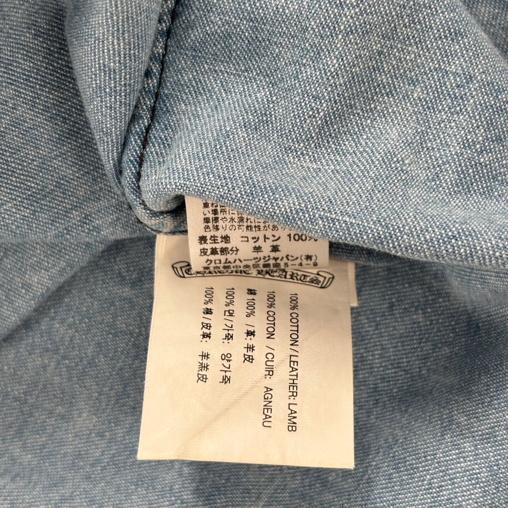 Chrome Hearts Patched Denim Shirt