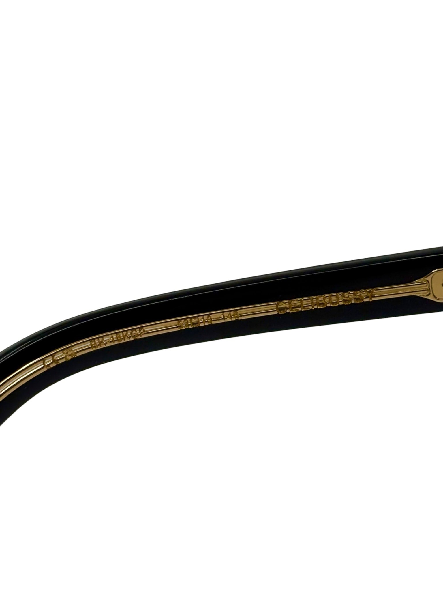 Chrome Hearts Celibussy Glasses Gold & Black
