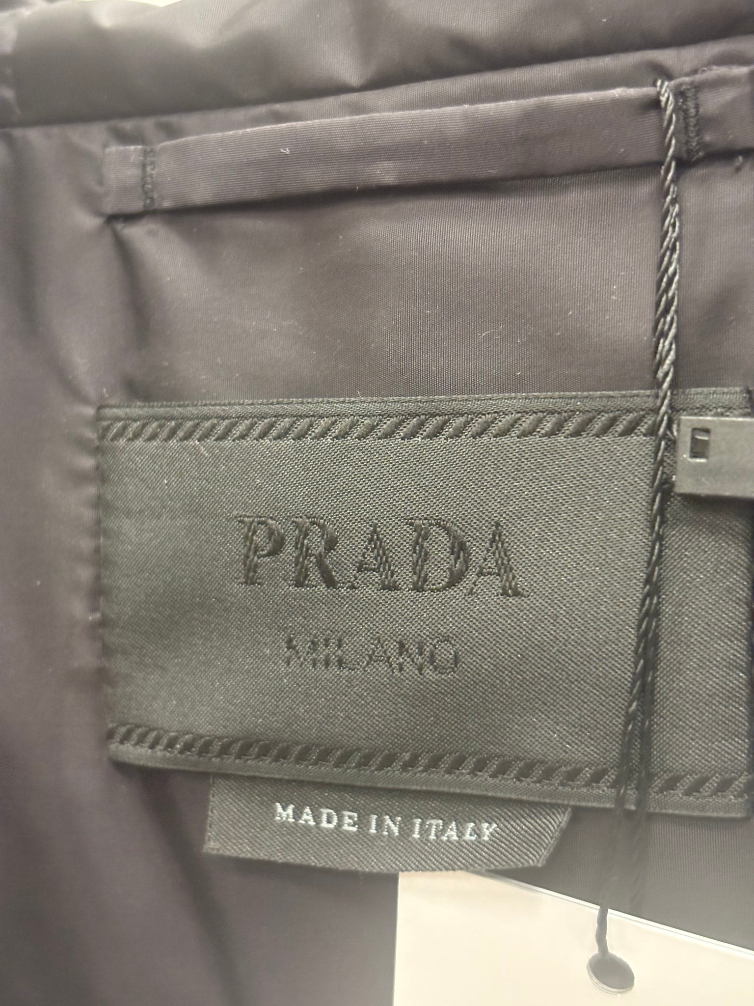 Prada Logo Puffer Coat