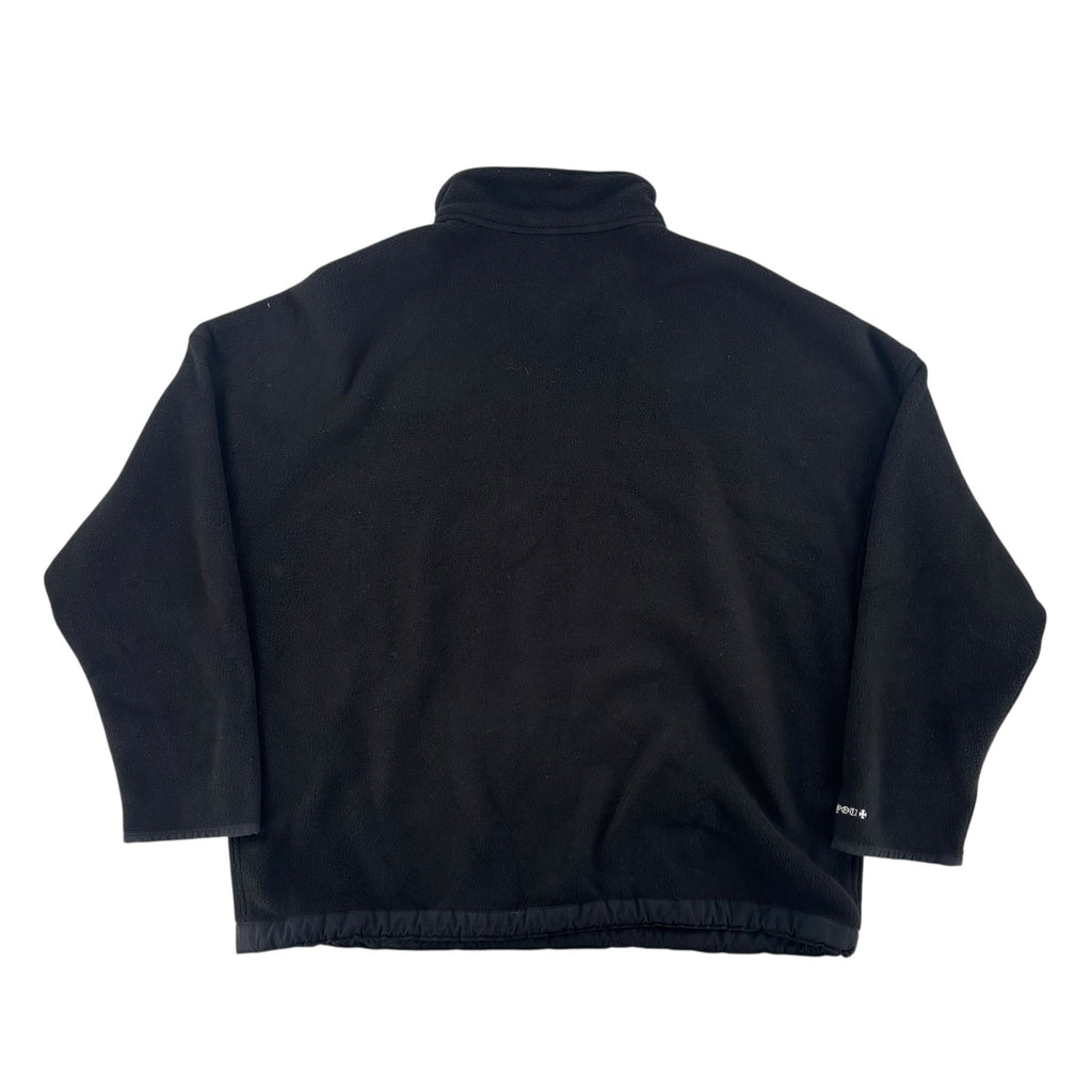 Chrome Hearts Half Zip Horse Shoe Fleece Jacket Black