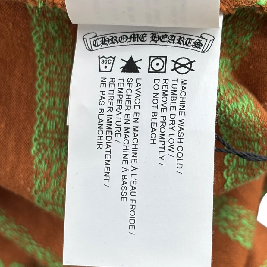 Chrome Hearts F*ck You Striped Brown/Green Tee