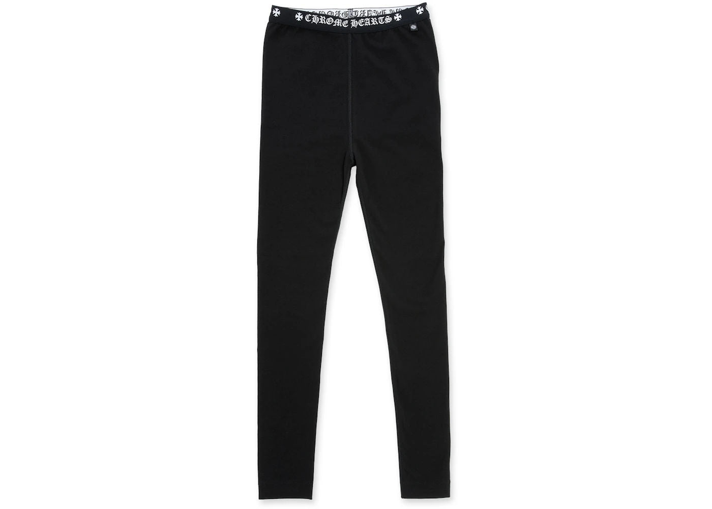 Chrome Hearts Logo Leggings Black Pants