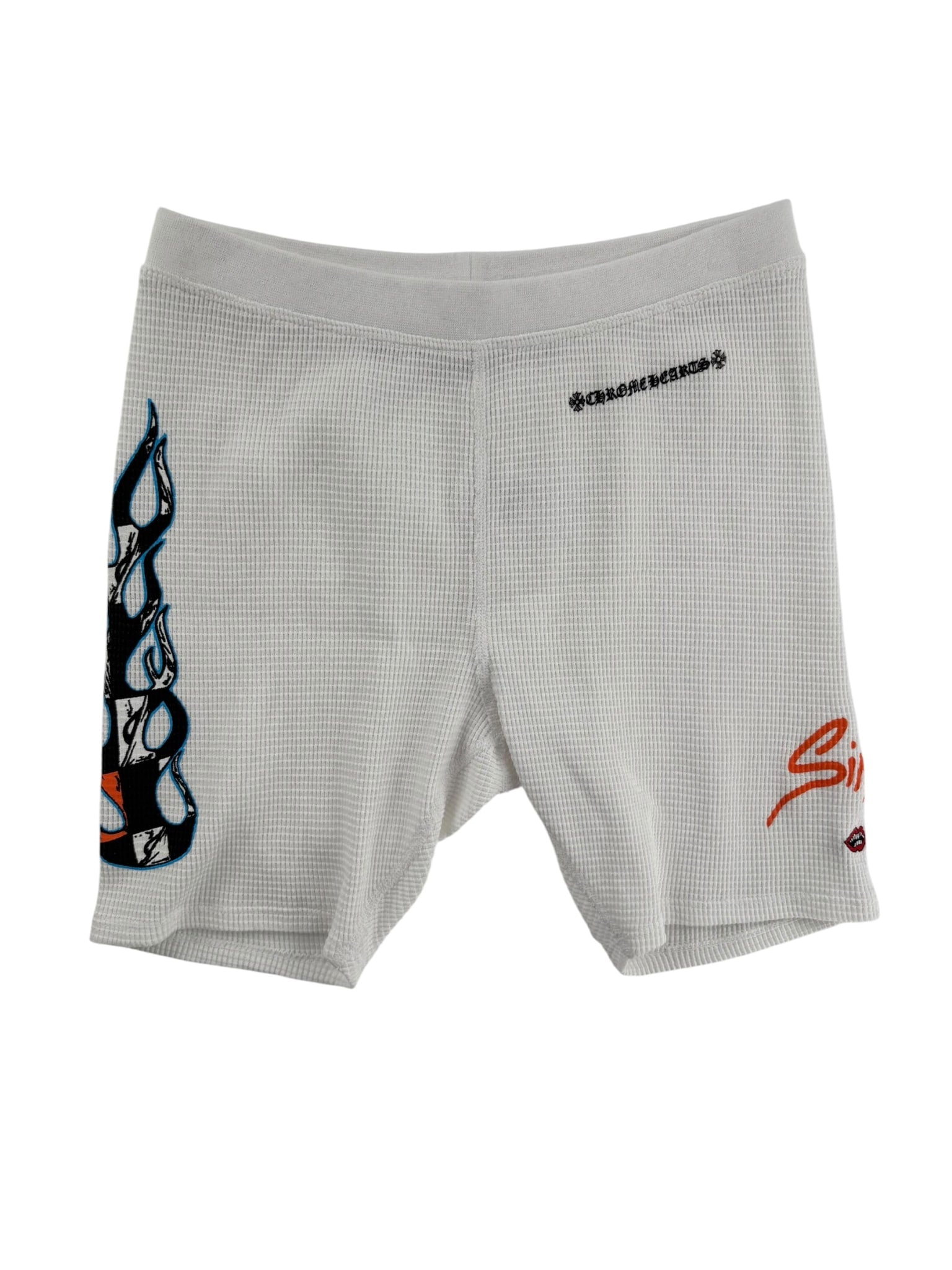 Chrome Hearts Matty Boy Sinister Thermal Bike Shorts White