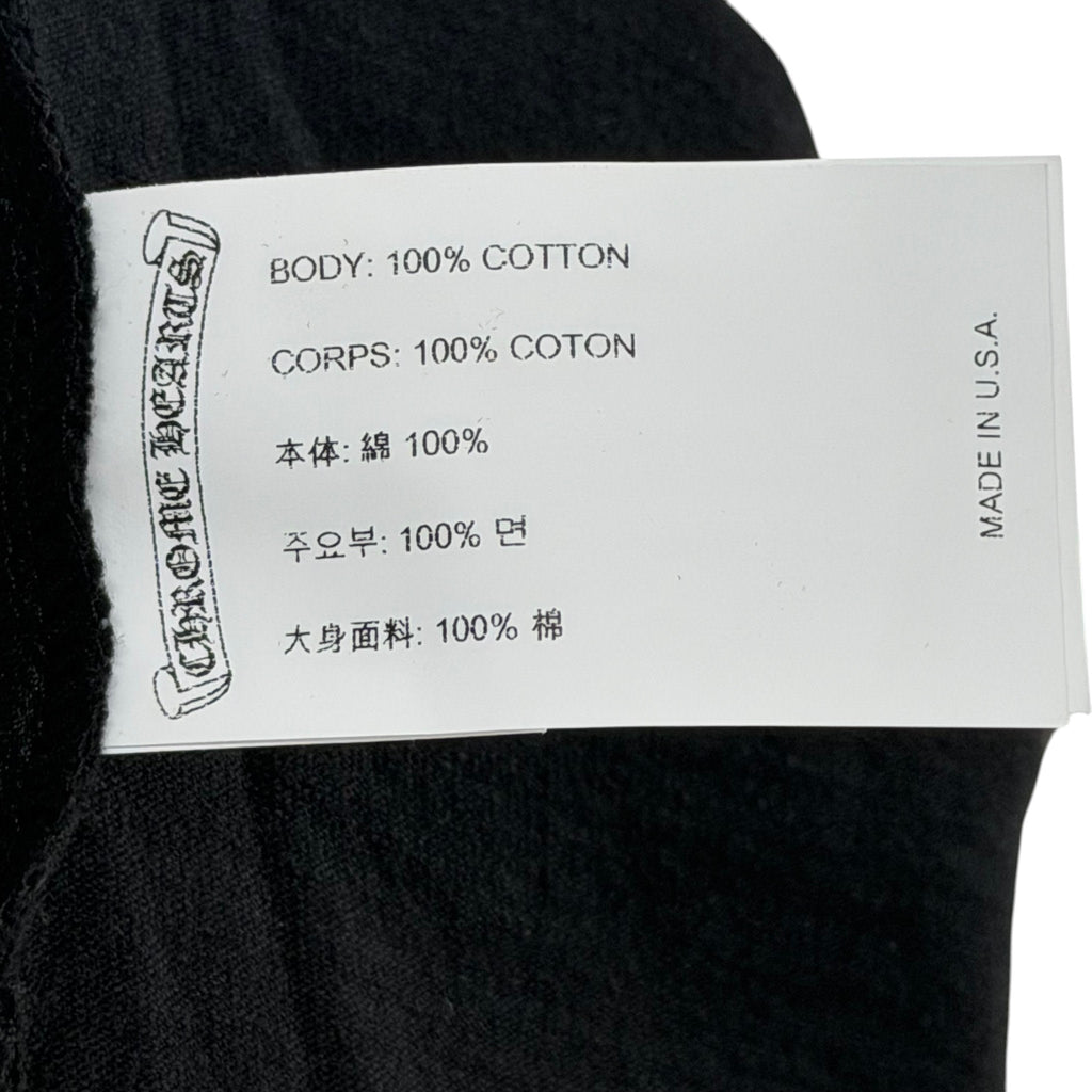 Chrome Hearts Y NOT Embroidered Tee Black