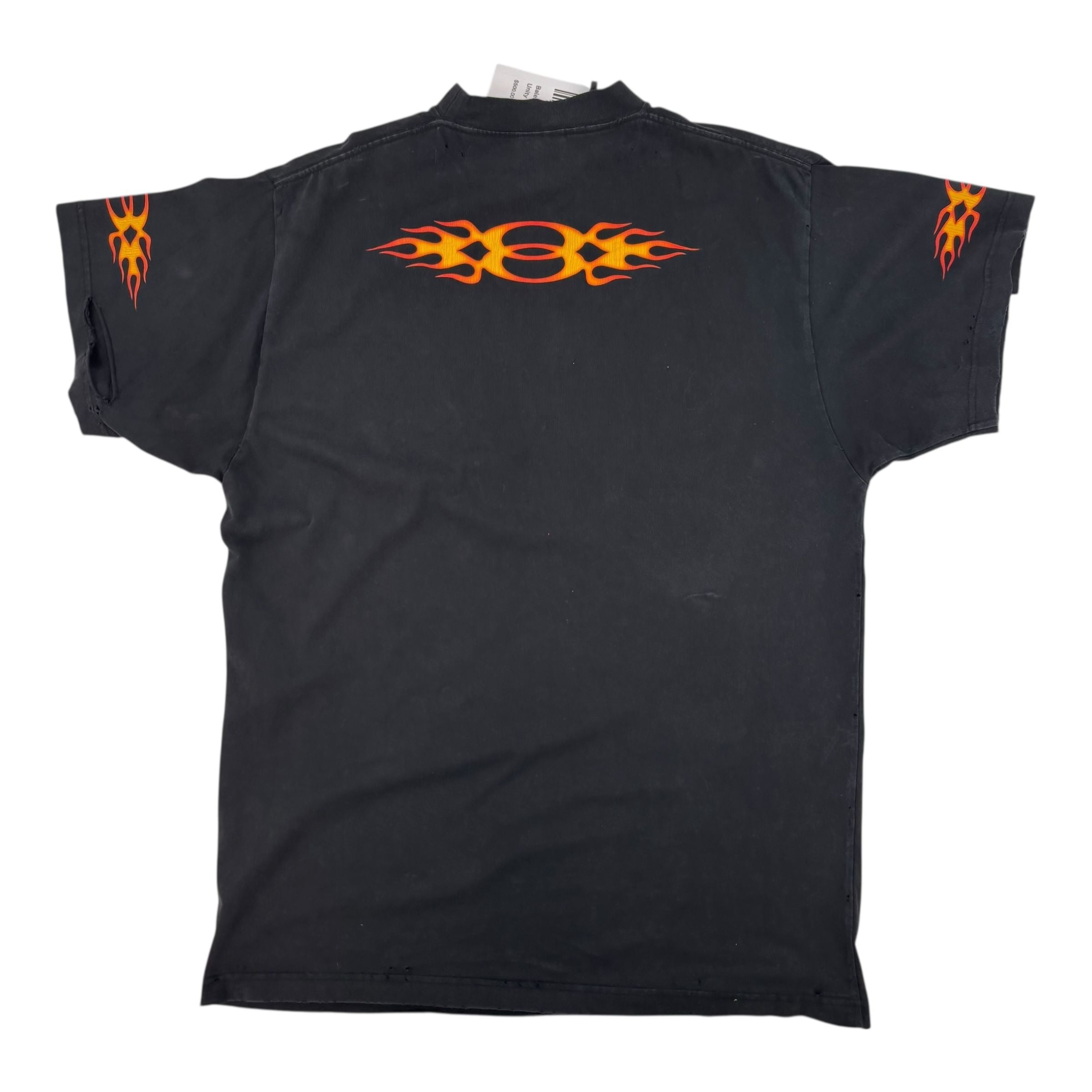 Balenciaga Burning Unity Tee Black