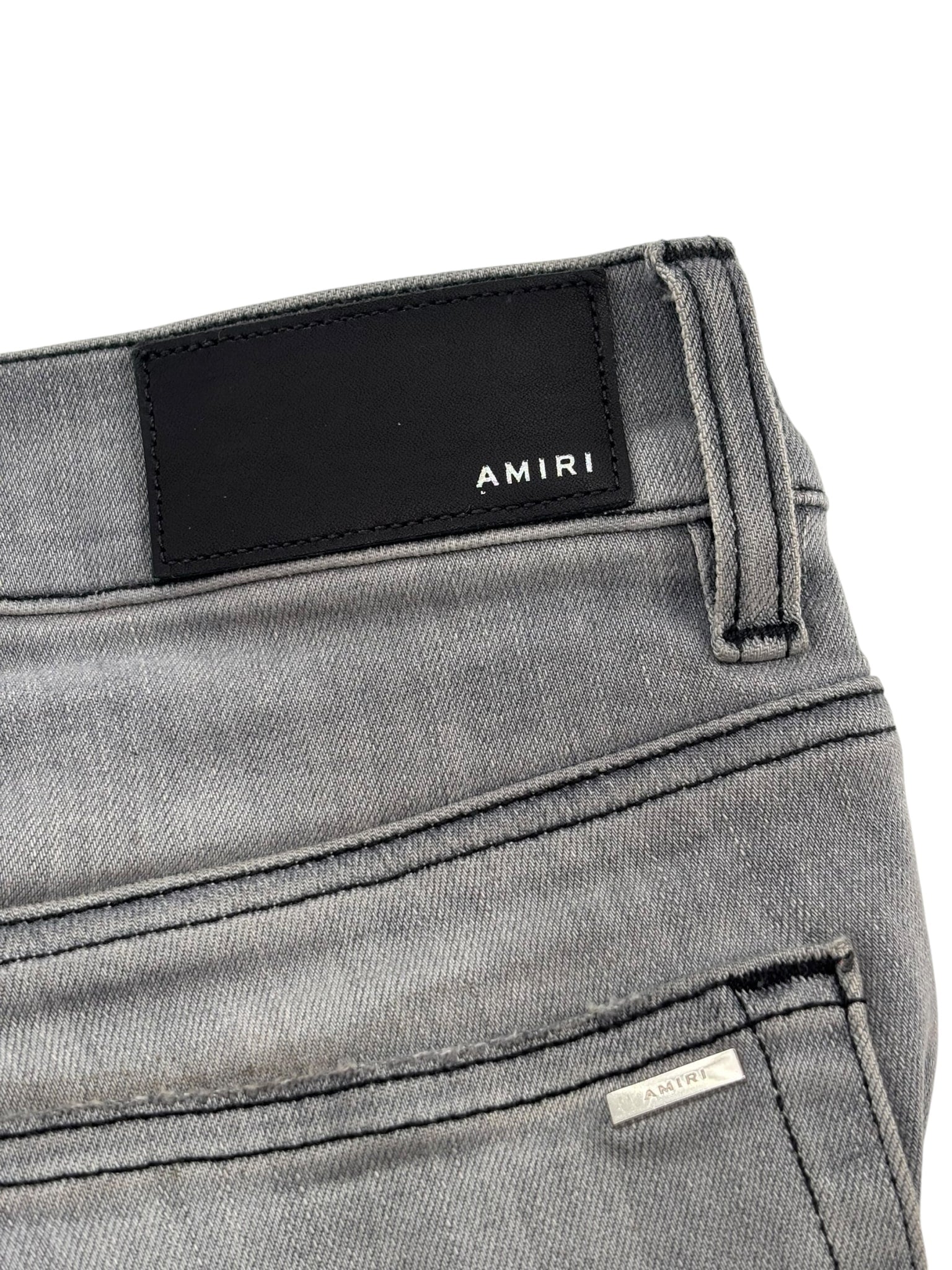 Amiri Mx1 Ribbed Pink & Grey