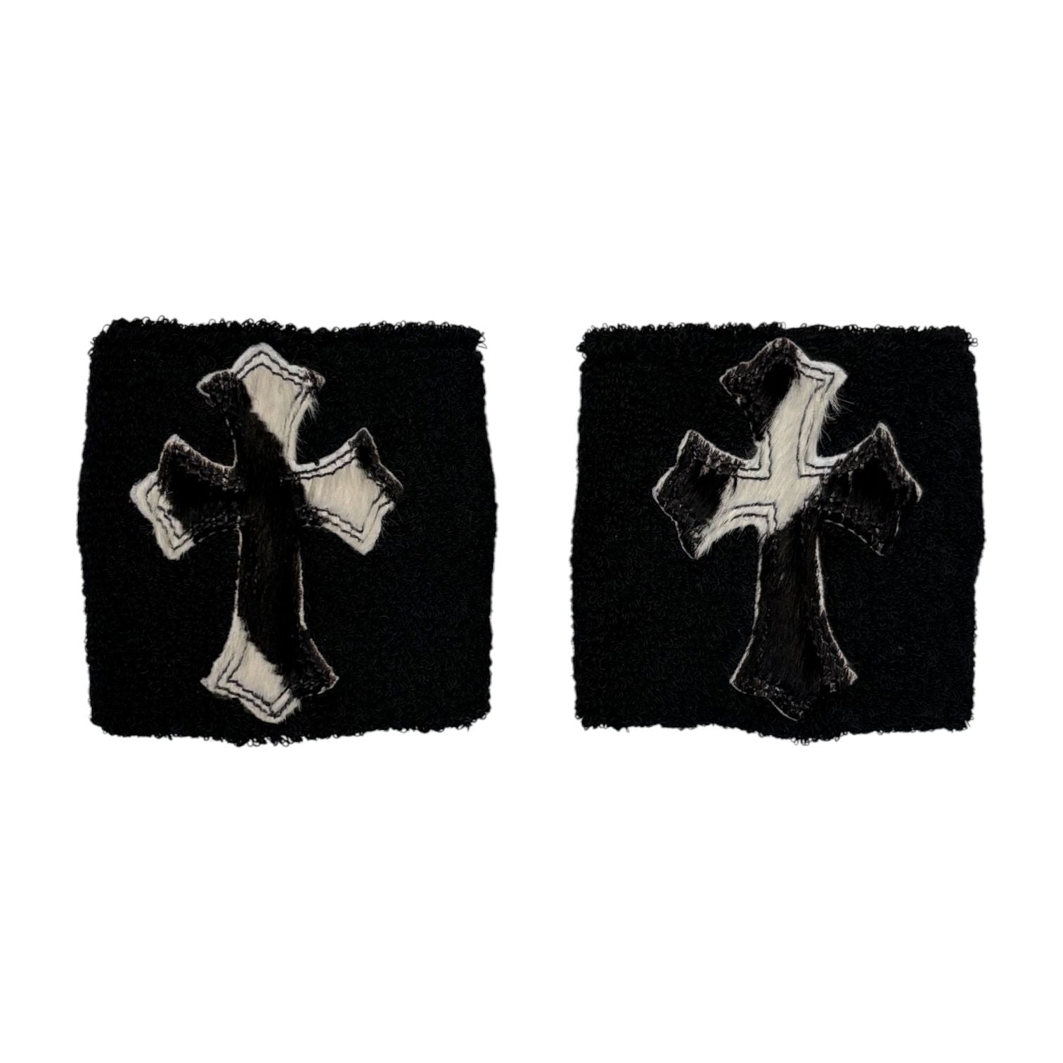 Chrome Hearts Zebra Stripe Pony Hair Sweatbands