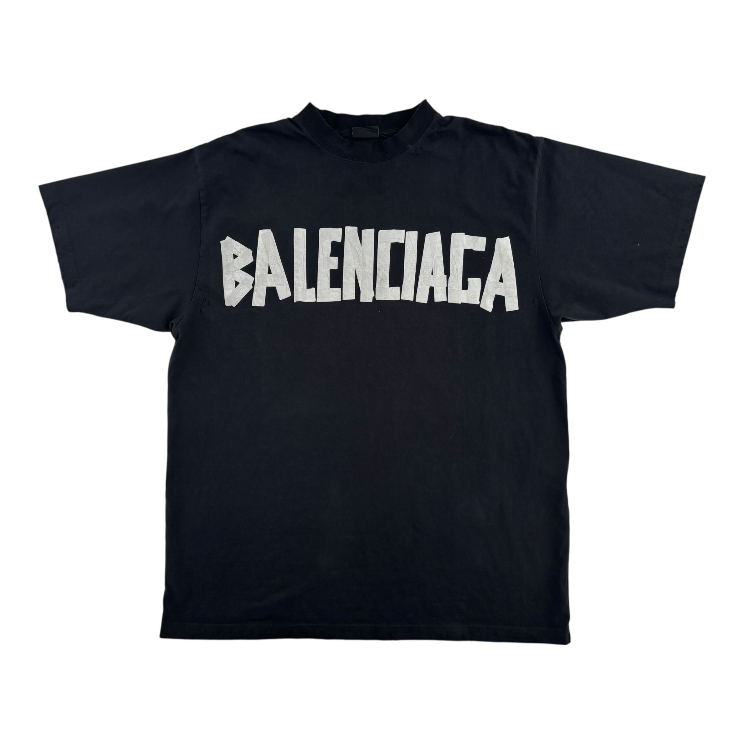 Balenciaga Tape Tee Black
