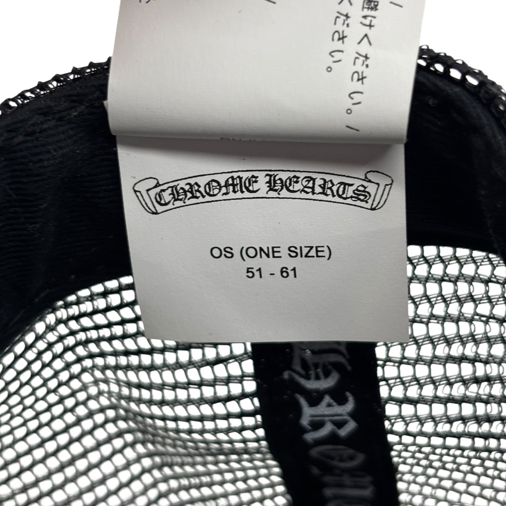 Chrome Hearts CH Hollywood Trucker Hat Black/Black