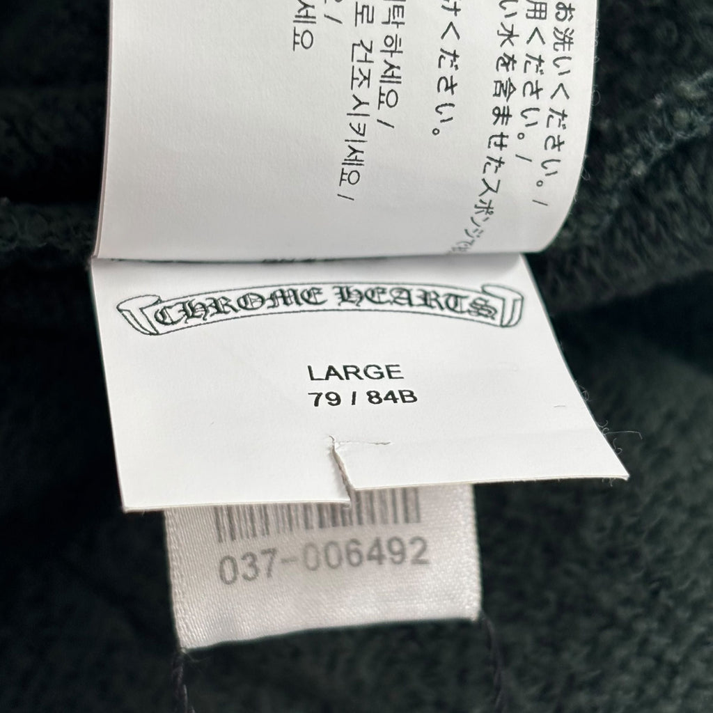 Chrome Hearts Green Embroidered Shorts