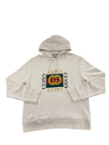 Gucci Logo Hoodie Cream