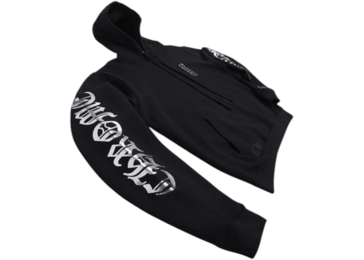 Chrome Hearts Foil Print Hoodie Black