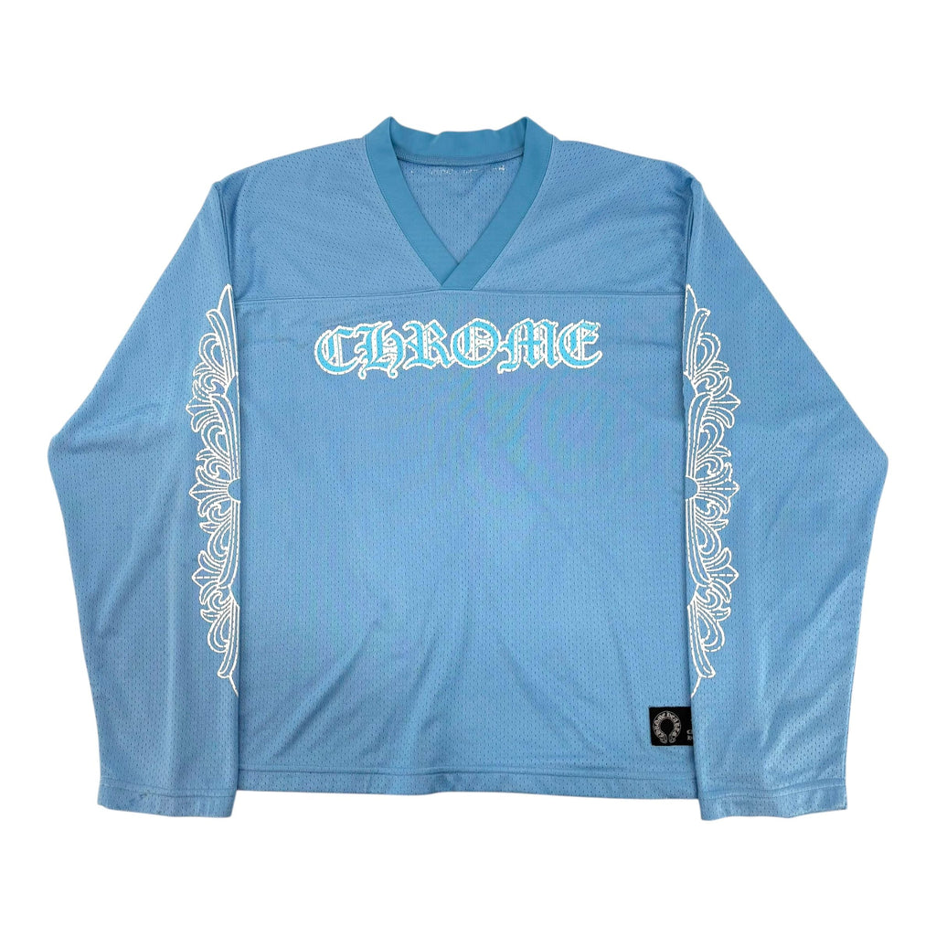 Chrome Hearts Sports Mesh Warm Up Jersey Blue