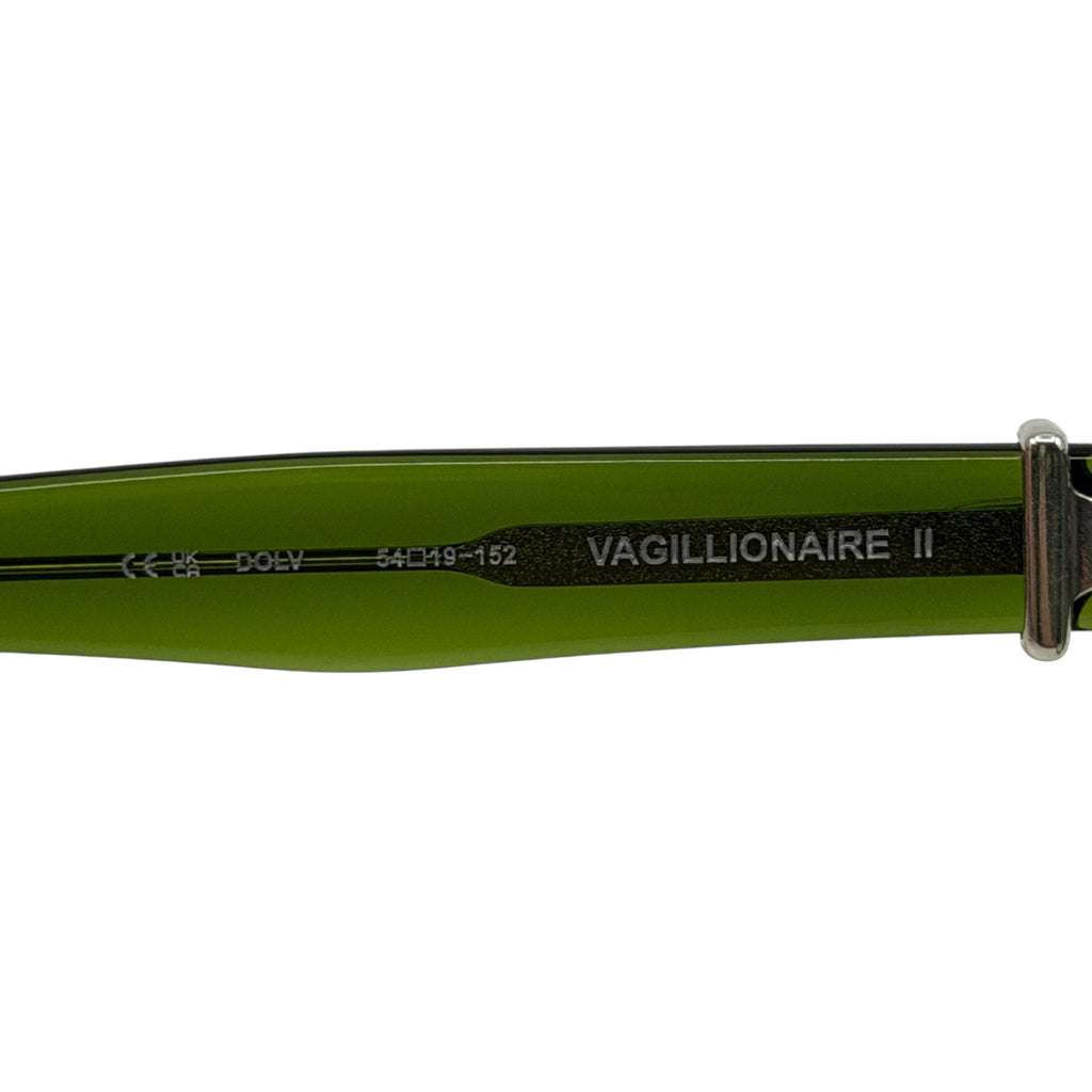 Chrome Hearts Vagillionaire Glasses Green Silver