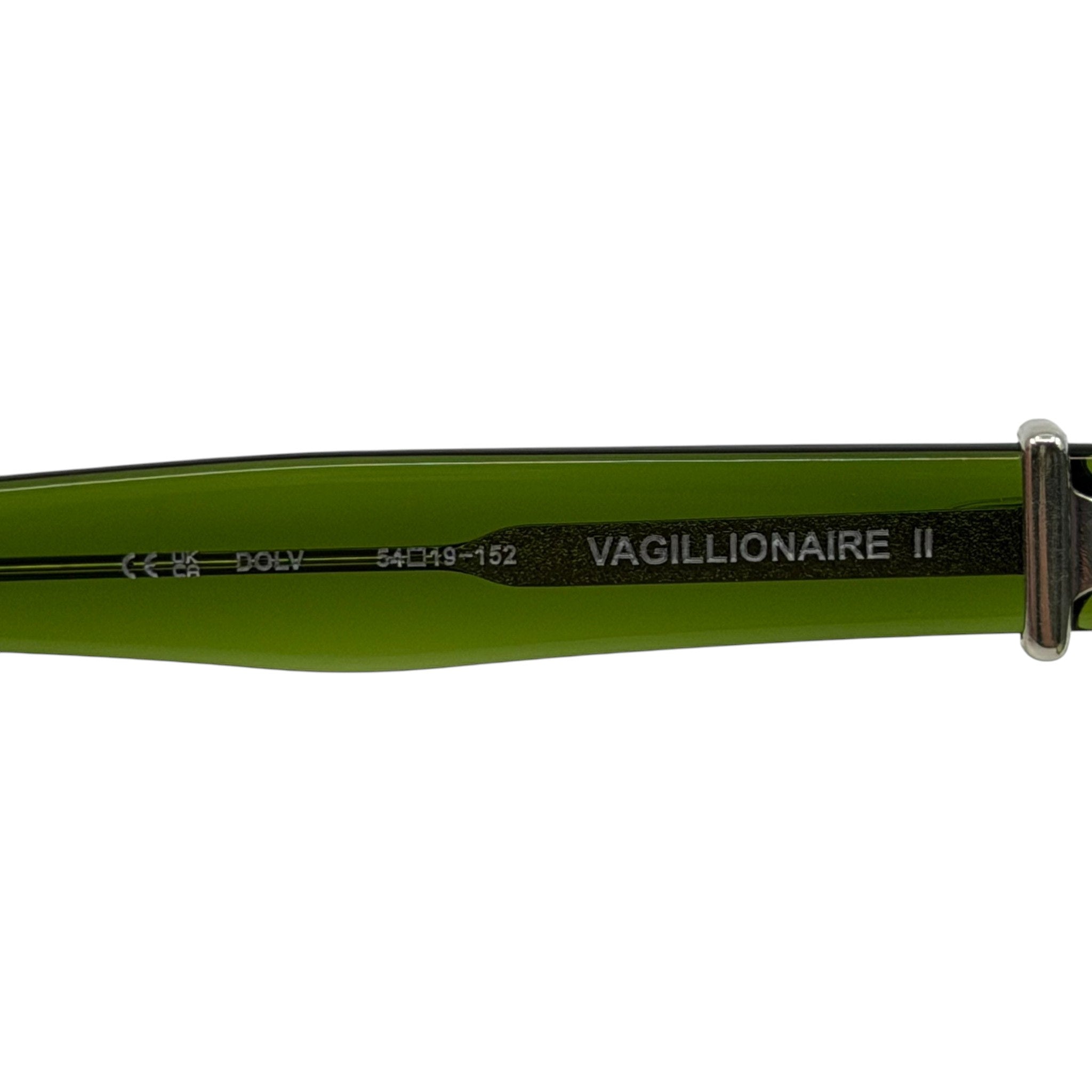 Chrome Hearts Vagillionaire Glasses Green Silver