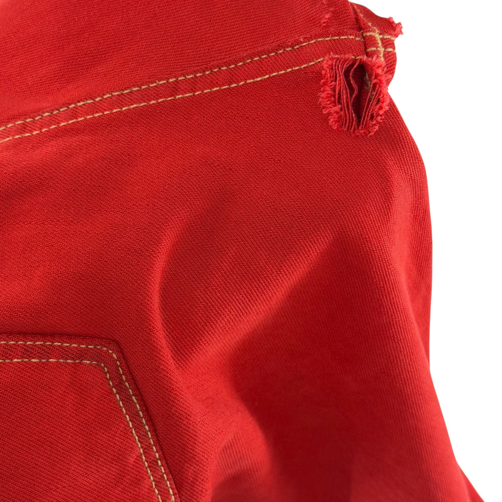 Chrome Hearts 16 Patch Jeans Red