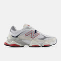 New Balance 9060 WHITE with SHADOW RED