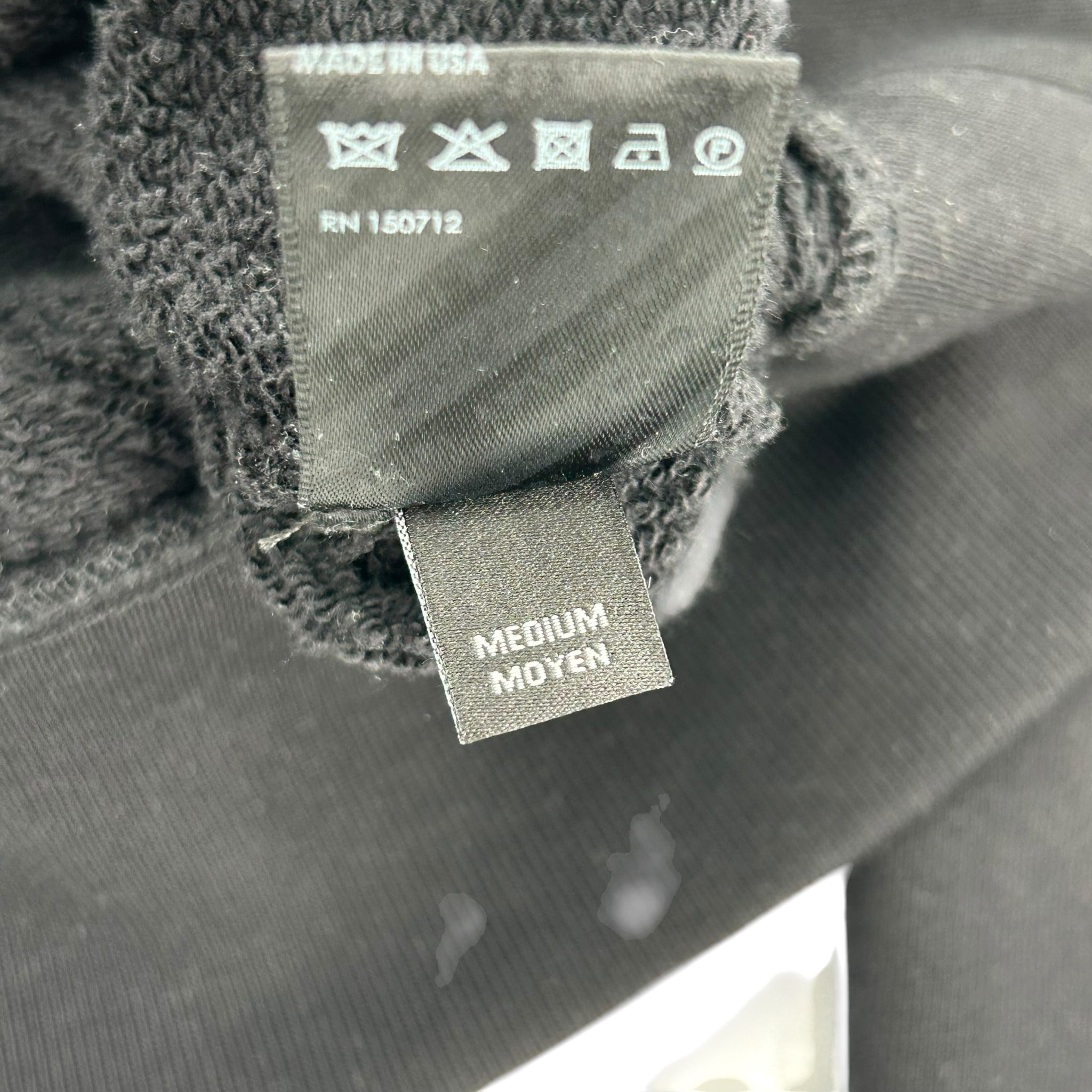 AMIRI Core Logo Hoodie Black/White