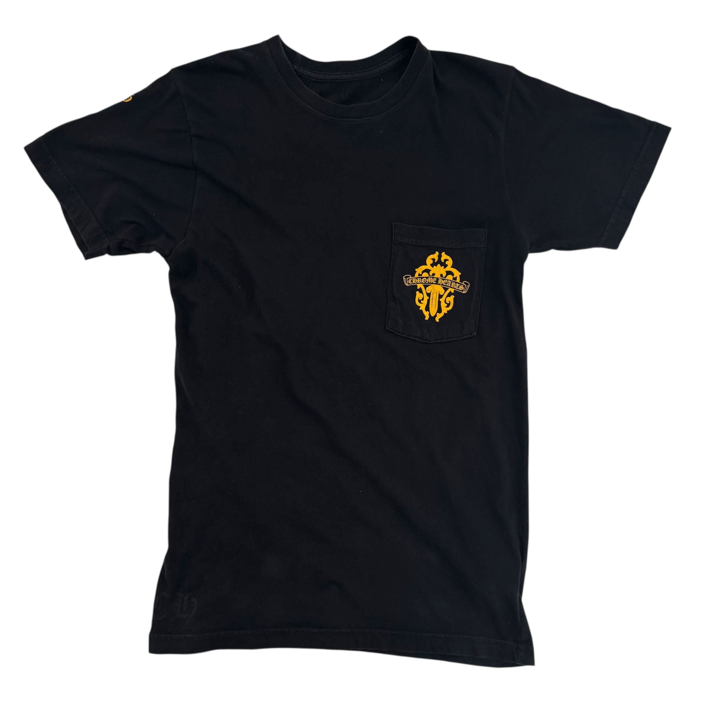 Chrome Hearts Dagger Pocket Tee 'Black/Yellow'
