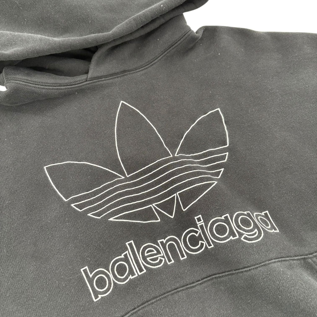 Balenciaga Adidas Hoodie Black