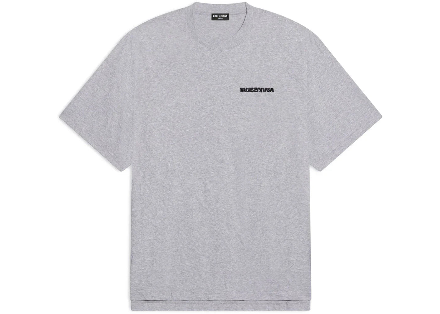 Balenciaga Turn Slit Tee Grey