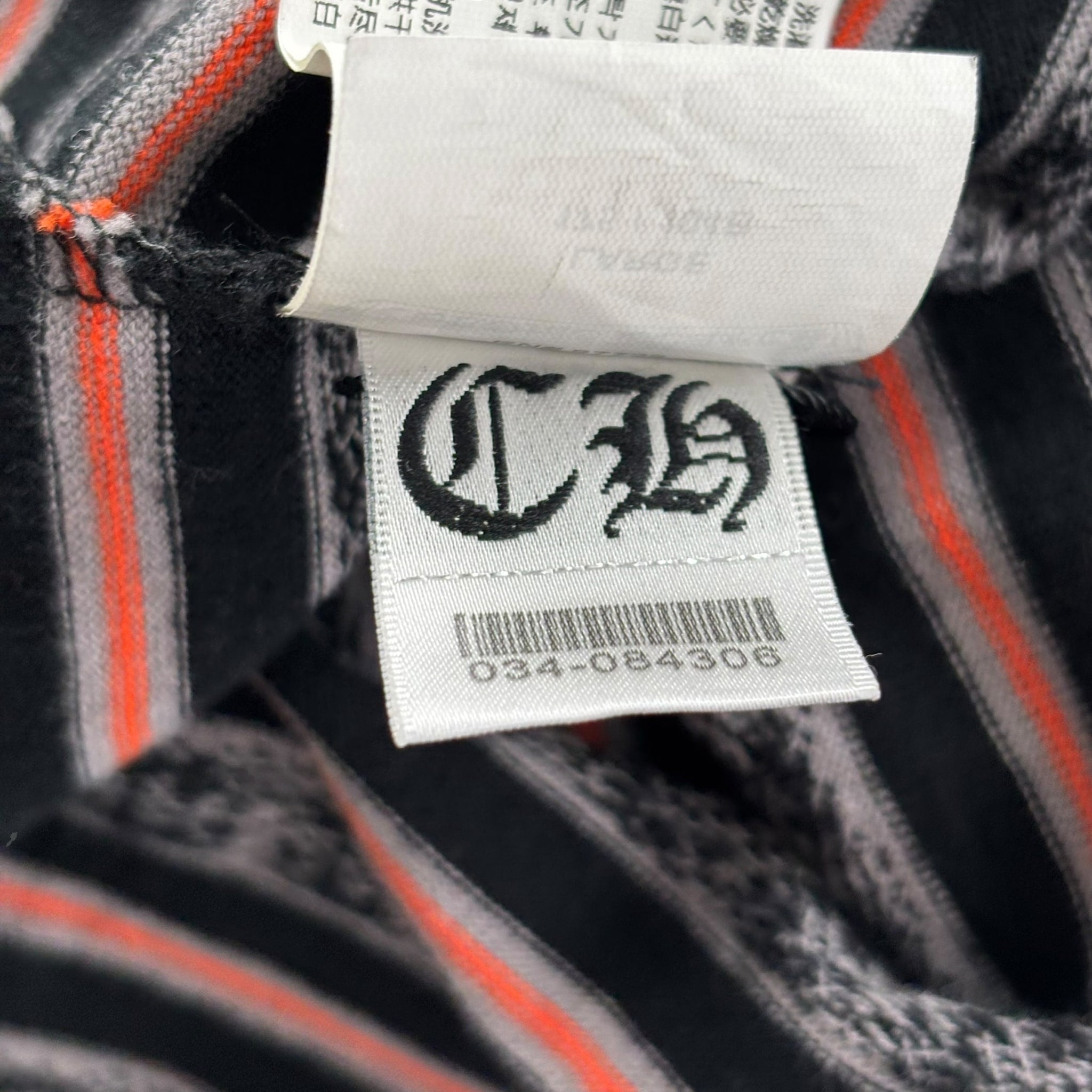 Chrome Hearts Matty Boy Stripe Polo Longsleeve