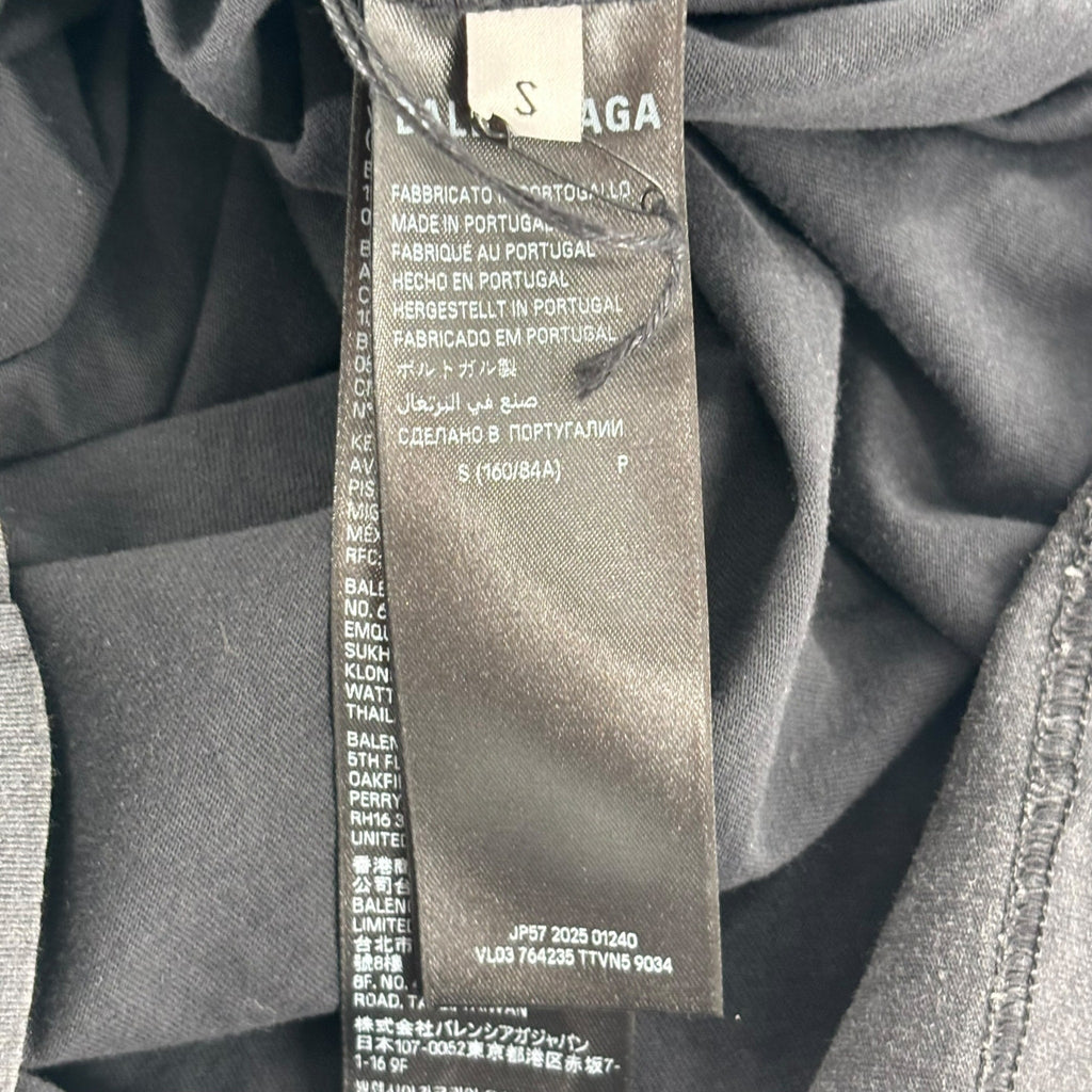 Balenciaga Washed Crayon Logo Tee