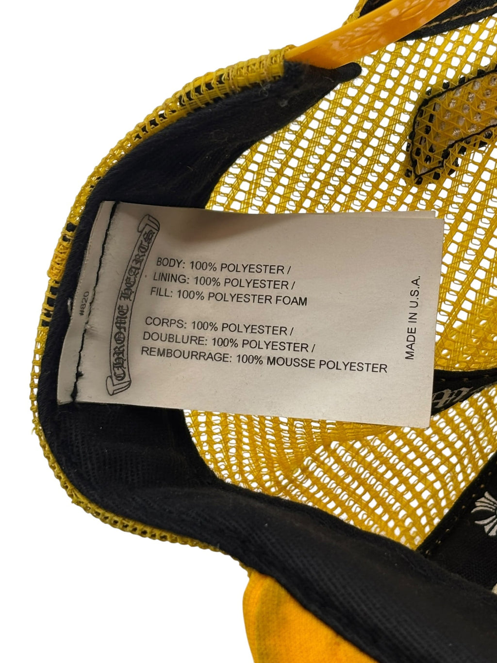 Chrome Hearts Multi Cross Trucker Yellow