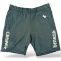 Chrome Hearts Green Embroidered Shorts