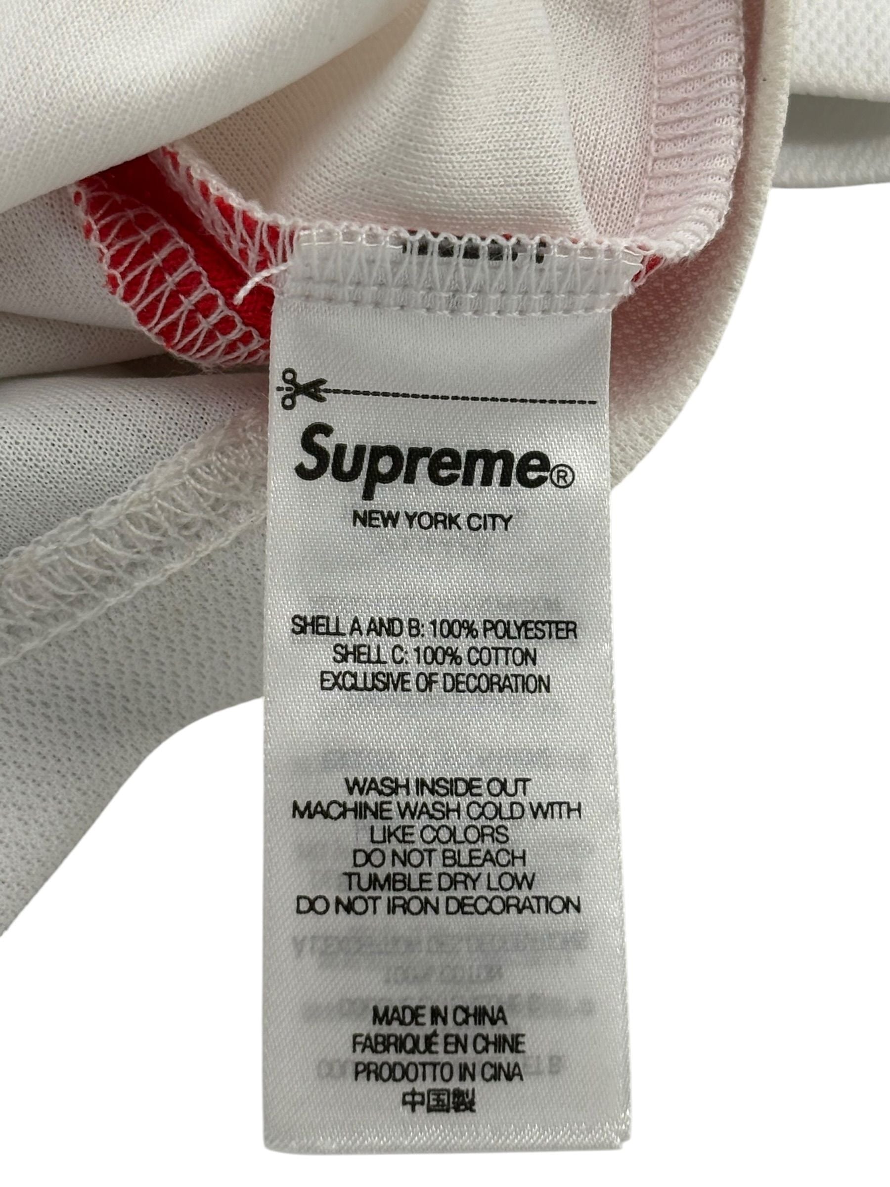 Supreme Hooded Soccer Jersey White