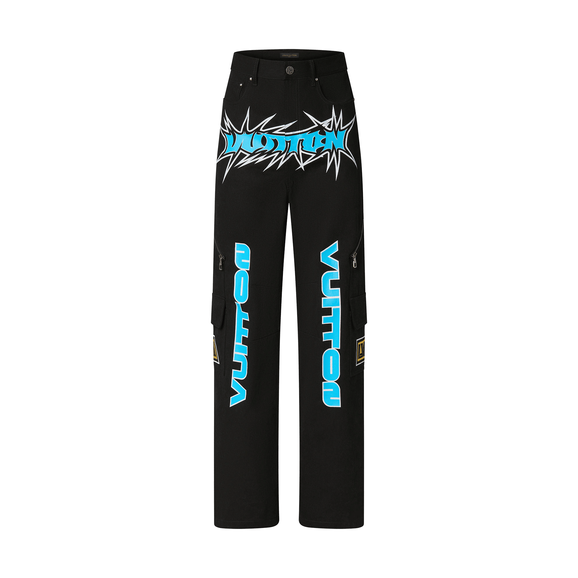 Louis Vuitton Racing Denim Multi Pocket Jeans Black